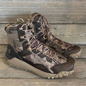 Men’s Under Armour HOVR Storm Proof Tactical Boots, Sz 8, Camo, see pics!